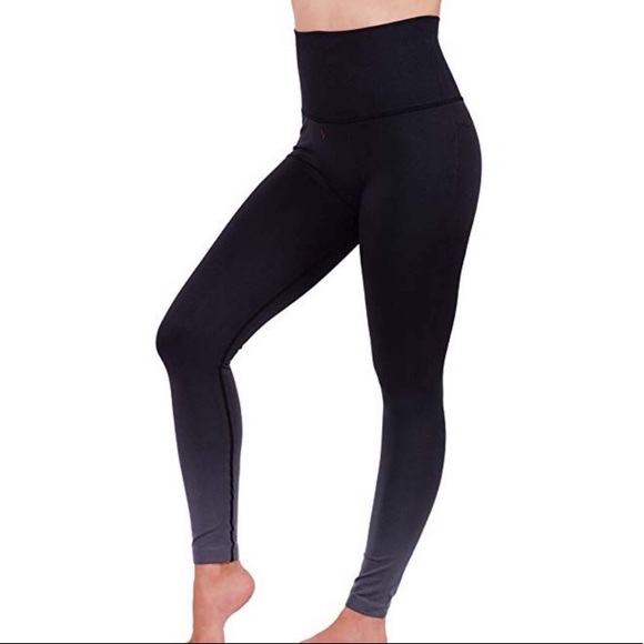 Ombré Style Compression Leggings High Waisted rise - Picture 3 of 4